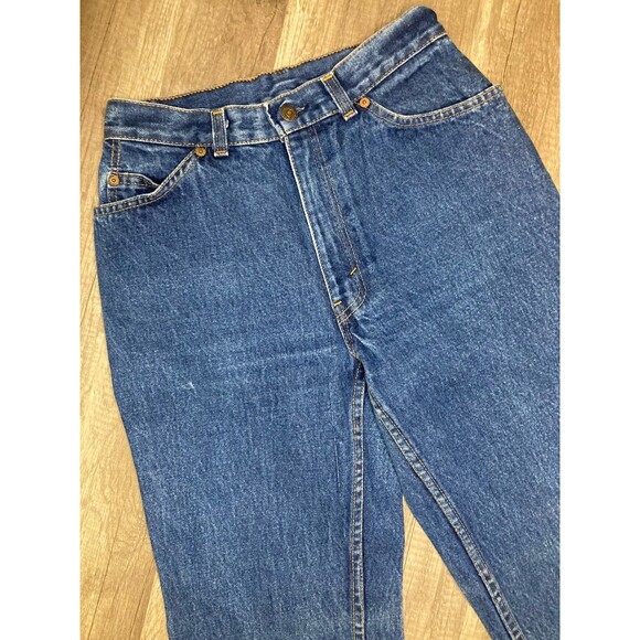 Vtg Levis 698 Orange Tab Jeans Womens 12 (Fits 26x30.5) High Rise Mom USA 90s - Picture 5 of 10